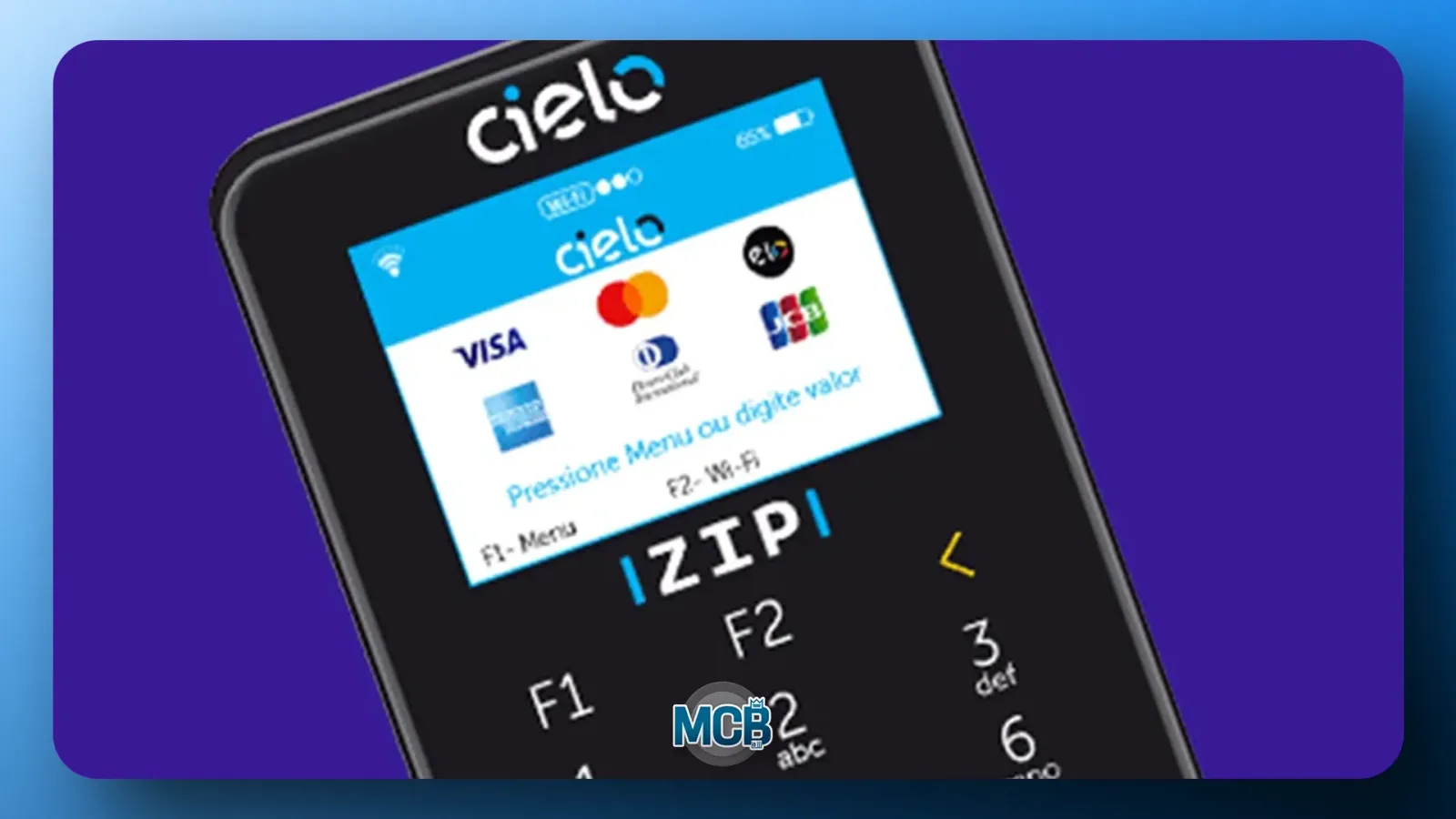 A Cielo Zip tem cobrança de aluguel