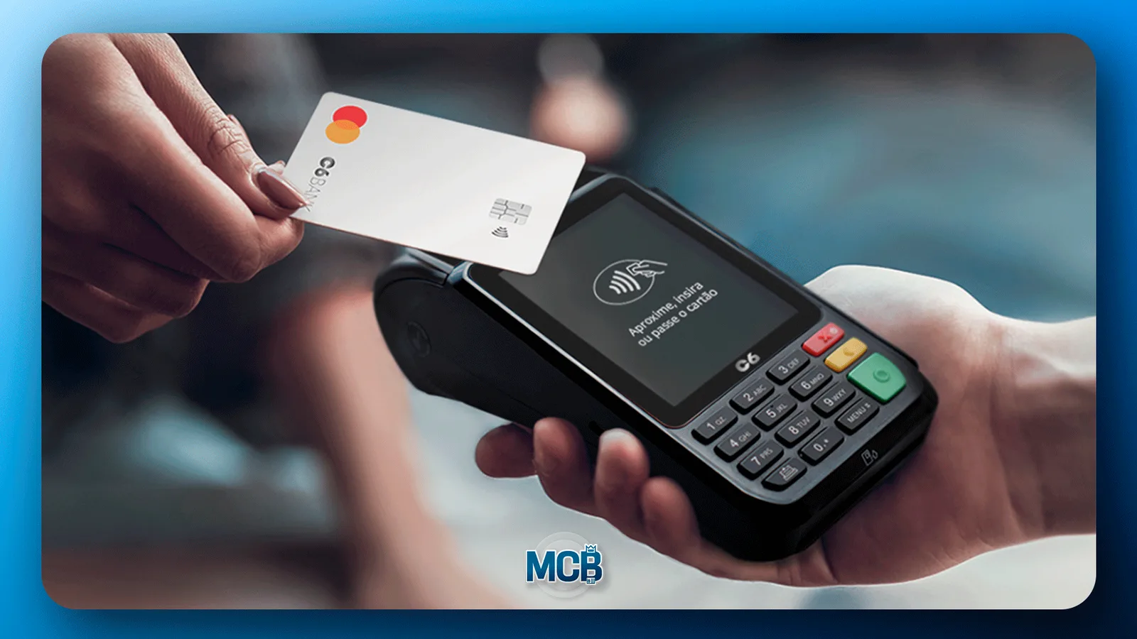 Maquininha de cartão C6 Pay Essencial