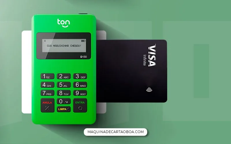 A maquininha Ton T1 aceita todos os cartões?