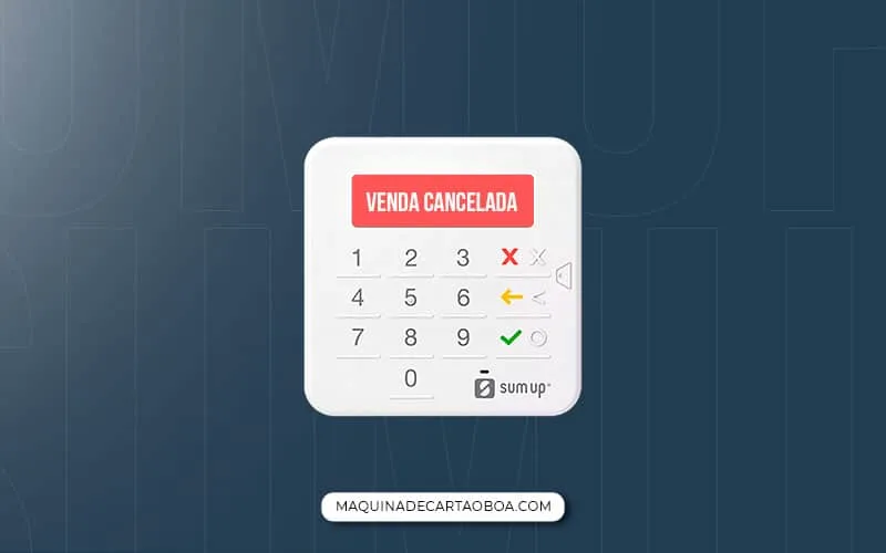 Como cancelar uma venda na SumUp