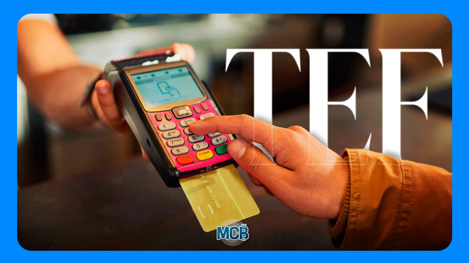O que é TEF na máquina de cartão?