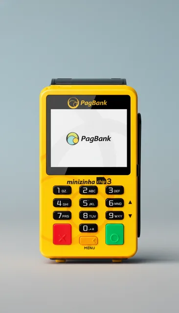 Maquininha Minizinha Chip 3 da PagBank