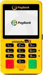 Maquininha Minizinha Chip 3 da PagBank